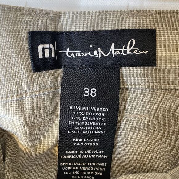 Travis Matthew Men's Shorts Size 38 Inseam 10" Flat Front Golf Performance - Picture 6 of 7
